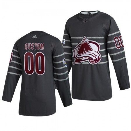 Miehille NHL Colorado Avalanche Pelipaita Custom Harmaa 2020 NHL All-Star Adidas Authentic